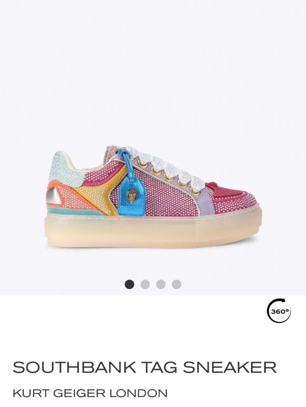 Brand new Kurt Geiger bedazzled shoes